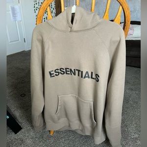 Fear of God Essentials Taupe Hoodie
